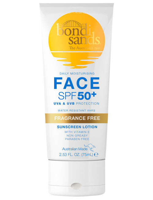 Bondi Sands Face SPF 50+ Fragrance Free 75ml